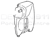 水箱。保时捷 928 1988>> - 92852807501