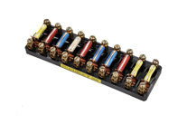 10极陶瓷保险丝架。保时捷911（1974-1986） - 91161208601