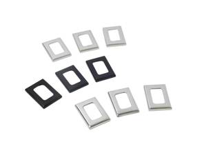 Entourage de commutateur de lève-vitre en aluminium. Porsche 911 / 964 / 993 - 9646136210001C, 9646136210101C, 91161362103, 91161362104 - TK Z 80-3, TK Z 80-2, TK Z 80-1