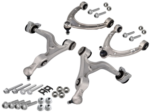 Wishbone front, LOWER and UPPER set. Porsche 971 Panamera (Basic Load Group 1) - 971407151D, 971407151H, 971407151K, 971407151M, 971407151P, 971407151R, 971407151T, 971407152D, 971407152H, 971407152K, 971407152M, 971407152P, 971407152R, 971407152T, PAE407021