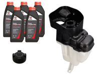 Kit de vase d'expansion pour liquide de refroidissement moteur. Porsche 986 Boxster / 987.1 Boxster 1997-2006 - 99610614708, 99610614703, 99610614704, 99610614705, 99610614706, 99610614707