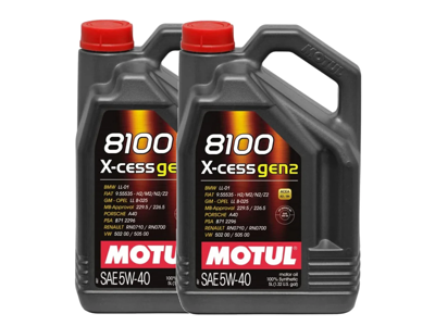 MOTUL 8100 X-CESS GEN2 5W-40 发动机油 10 升 - 109776