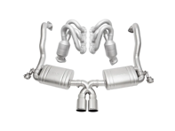 SOUL Street Exhaust Package. Porsche 981 Boxster / 981C Cayman (2013-2016) - 98111122101, 98111122102, 98111123100, 98111123101, 98111132100, 98111132101, 98111142100, 98111142101, 98111143101, 98111122202, 98111123200, 98111123201, 98111132200, 98111132201, 98111142200, 98111142201 - POR.981.STPKG