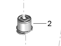 Achterwielophanging subframe voorbuslager. Porsche Macan - 8R0505145K, 95B505145