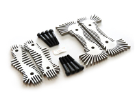 Kit de enfriador de pinza delantero y trasero para 996 Turbo o Carrera 4S con rotores más grandes de 350 mm (no PCCB)