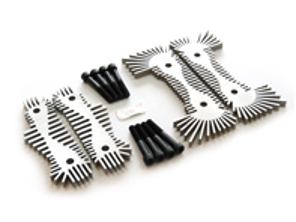 Bremssattelkühler-Kit vorne & hinten für 996 Turbo oder Carrera 4S mit größeren 350-mm-Rotoren (nicht PCCB)