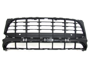 Grille centrale de pare-chocs avant, noire. Porsche 95B Macan - 95B807683K1E0, 95B807683K