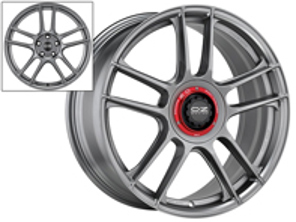 20' OZ Indy HLT Titanium Centre Lock Look Wheels For Porsche Car