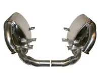 Conjunto silenciador/silenciador de escape trasero deportivo en acero inoxidable. 'Versión de sonido'. Porsche 996 - 1620601110, 96300SEXP, 99611121000, 96.300SEXP, 99611112155, 99611112170, 99611112156, 99611112157, 99611113154, 99611112256, 99611112270, 99611112257, 99611113254 - 1620601110