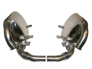 Conjunto silenciador/silenciador de escape trasero deportivo en acero inoxidable. 'Versión de sonido'. Porsche 996 - 1620601110, 96300SEXP, 99611121000, 96.300SEXP, 99611112155, 99611112170, 99611112156, 99611112157, 99611113154, 99611112256, 99611112270, 99611112257, 99611113254 - 1620601110