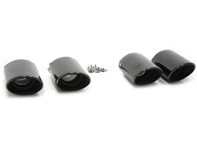 Sortie d'échappement version Sport, chromée Noir. Porsche 971 Panamera 2017>> - 971044200B