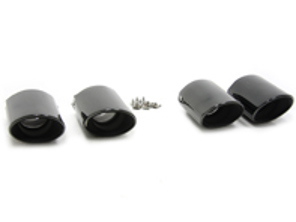 Exhaust Tailpipe Sport version, chromed Black. Porsche 971 Panamera 2017>> - 971044200B