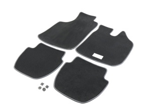 黑色地垫套装。保时捷 911 1977-89 款双门轿跑车（无空调）RHD - 右侧驾驶 - P0008