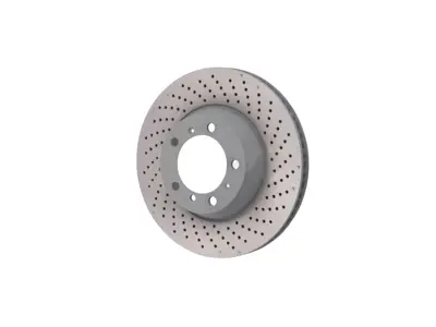 Disco de freno trasero, monobloque perforado, 330 x 28 mm. Porsche 996/997/991 (OE n.° 99635240502 y 99635240602). - 99635240501, 99635240502, 99635240601, 99635240602 - PRL31124, PRR31224