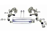 CARGRAPHIC GT Sportabgasanlage mit Heizung und ID42 GT Krümmern für Porsche 964 Carrera 2/4/RS - 96411104504, 96411104605, 96411104502, 96421103905, 96421103932, 96421104004