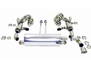 Sistema de escape deportivo CARGRAPHIC GT con calefacción y colectores ID42 GT Porsche 964 Carrera 2/4/RS - 96411104504, 96411104605, 96411104502, 96421103905, 96421103932, 96421104004