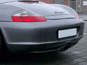 Spoiler posteriore/paraurti 2003 Facelift. Porsche 986 Boxster - 98650541108G2X, 98650541113