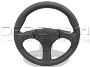 Volante deportivo sin airbag Negro con Pespuntes Negros. Porsche 911 / 959 - 000043161108YR