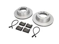 Rear Brake pads and brake disc package. Porsche 944 Cars without ABS - 94435204105, 94435295102, 94461221104