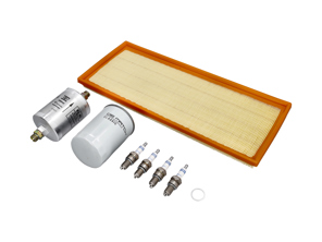 Kit de servicio de motor: filtros de aire, combustible y aceite, bujías y más - para Porsche 968 3.0L 1992-1995 - 94410720108, 94410720109, 92811025305, 94411016610, 90012311830, 99917018990, 9991701899A, 94410093006
