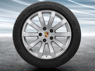 Cerchi in lega da 19' Cayenne S e pneumatici invernali originali Porsche - 95804460108, 95804460128, 9Y0044610A, 9Y0044600A
