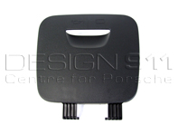 Deckel für Wartungsbecher. Satin-schwarz. Porsche 987 Boxster / 987C Cayman - 9875513720101C