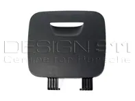 Couvercle pour gobelet d'entretien. Satin noir. Porsche 987 Boxster / 987C Cayman - 9875513720101C