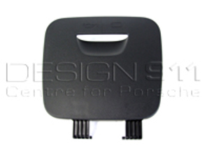 Coperchio per tazza di manutenzione. Nero satinato. Porsche 987 Boxster / 987C Cayman - 9875513720101C