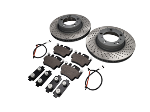 Pack de plaquettes de frein et disques de frein AVANT pour Porsche 996 1997-04 Sebro - 99635140501, 99635140601, 99635294903