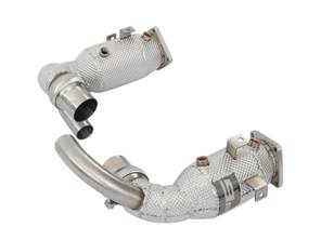 Sports Exhaust Downpipes with Catalytic Converter for PSE. Porsche 991.2 Carrera / S / GTS 3.0ltr - 9P1254400A, 9P1254400M, 9P1254400MX, 9P1254400AX, 9P1254450A, 9P1254450M, 9P1254450MX, 9P1254450AX - 9M9P1254450H