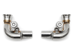 Silencieux d'échappement / tuyaux de dérivation du silencieux VALVED. Porsche 997 GT3 - 99711104790, 99711104795, 99711104890, 99711104895