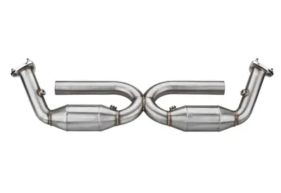 Exhaust catalytic converter bypass X-Pipes DesignTek for Porsche 997 - 99711303302, 997113033AX, 99711303306, 99711303305, 99711303500, 997113035AX, 99711303501, 99711303503, 99711303504, 99711303505, 99711303402, 99711303404, 99711303405, 99711303406, 997113034AX, 99711303600, 99711303601, 99711303603, 99711303604, 99711303605, 997113036AX