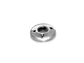 Switch bezel nut chrome. Porsche 356 Pre-A / 356A / 356B T5 - 64462812800, 64461350100, 64461350101, 64461350200 - 64462812800