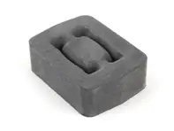 Soporte Goma Escape Porsche 924 / 924S / 944 / 968 / 928 - 92811125902, 477253140A