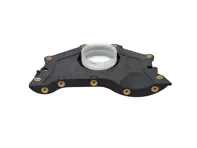 Crankshaft seal with flange. Porsche 958 Cayenne - 95810115100, 332.590 - 332.590