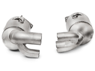 Akrapovic Verbindungsrohrsatz mit Kat (SS) für Porsche 991.2 Carrera / S / 4 / 4S / GTS 2017>> - 9P1254400, 9P1254400X, 9P1254450, 9P1254450X - L-PO/SS/1H