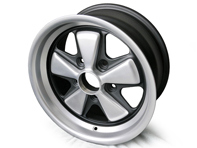 15' Ultralite Anodized look Fuchs Style Alloy Wheels 7.0J ET23.3 For Porsche Car