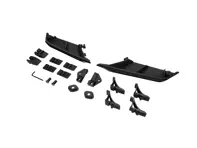 Kit adattatore per montare lo spoiler anteriore 991.1 su 718 Boxster / Cayman - 982807110AOK1, 982807110OK1 - 982_ADK+VENT