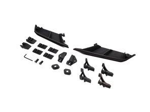 Adaptor kit to fit front 991.1 spoiler to 718 Boxster / Cayman - 982807110AOK1, 982807110OK1 - 982_ADK+VENT