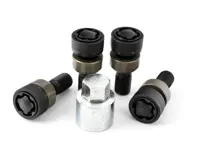 Kit de pernos de rueda con bloqueo Diseño de zócalo con muescas - Original Porsche - 99736105701, PAF009593