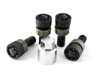 Kit de pernos de rueda con bloqueo Diseño de zócalo con muescas - Original Porsche - 99736105701, PAF009593