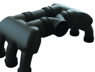 进气系统用于单个节气门体玻璃增强热塑性塑料。保时捷 964 / 993