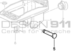 Versnellingspook Beugel Bout. Porsche 911 87-89 G50 VERSNELLINGSBAK - 95042413100