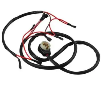 Faisceau de câblage du moteur de fenêtre avec connecteur porte gauche. Porsche911 (1969-1989) - 91161210401 - 1696750370