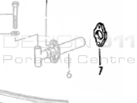Base de pare-chocs avant. Porsche 993 1994-98 - 99650577500, 96450577500