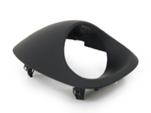 Chronometer housing, in Black. Porsche 997 - 99755237100A03, 99755237100