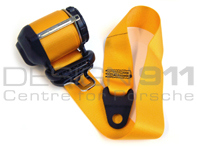 Seat belt Rear Targa in YELLOW. Porsche 996 / 997 - 99680398304V02, 99780303504V02, 99680398404V02, 99780303604V02