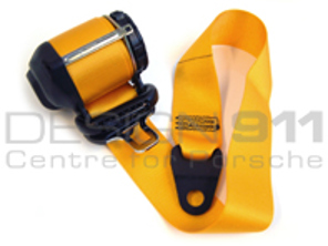 Seat belt Rear Targa in YELLOW. Porsche 996 / 997 - 99680398304V02, 99780303504V02, 99680398404V02, 99780303604V02