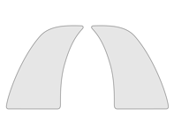 石纹保护膜 2 件套 保时捷 992 Turbo 漆面保护膜 - 992044871, 992809691C, 992809692C