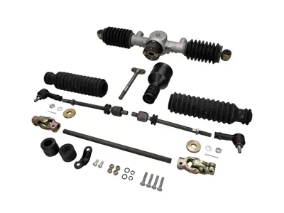 Kit per il restauro della cremagliera dello sterzo. Porsche 911 1968-89 con terminali del tirante dello sterzo turbo per auto con guida a sinistra. - 93034703101, 90134721004, 91434701006, 91134721102
